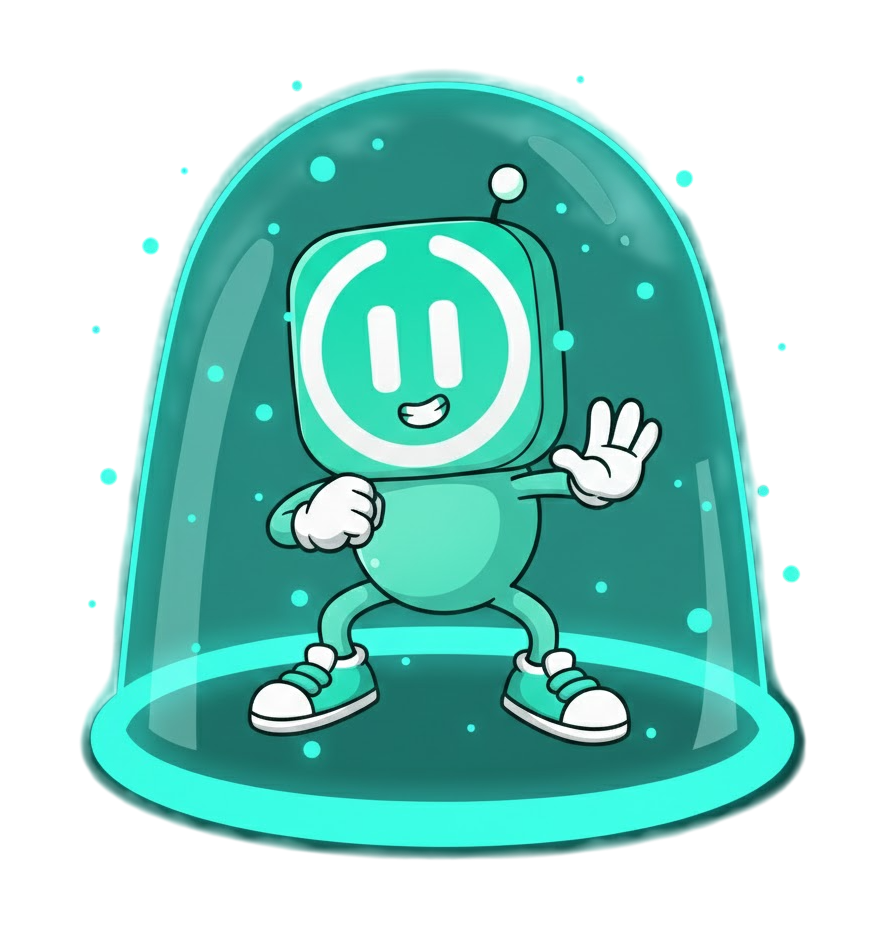 Pauso screen time controller robot mascot